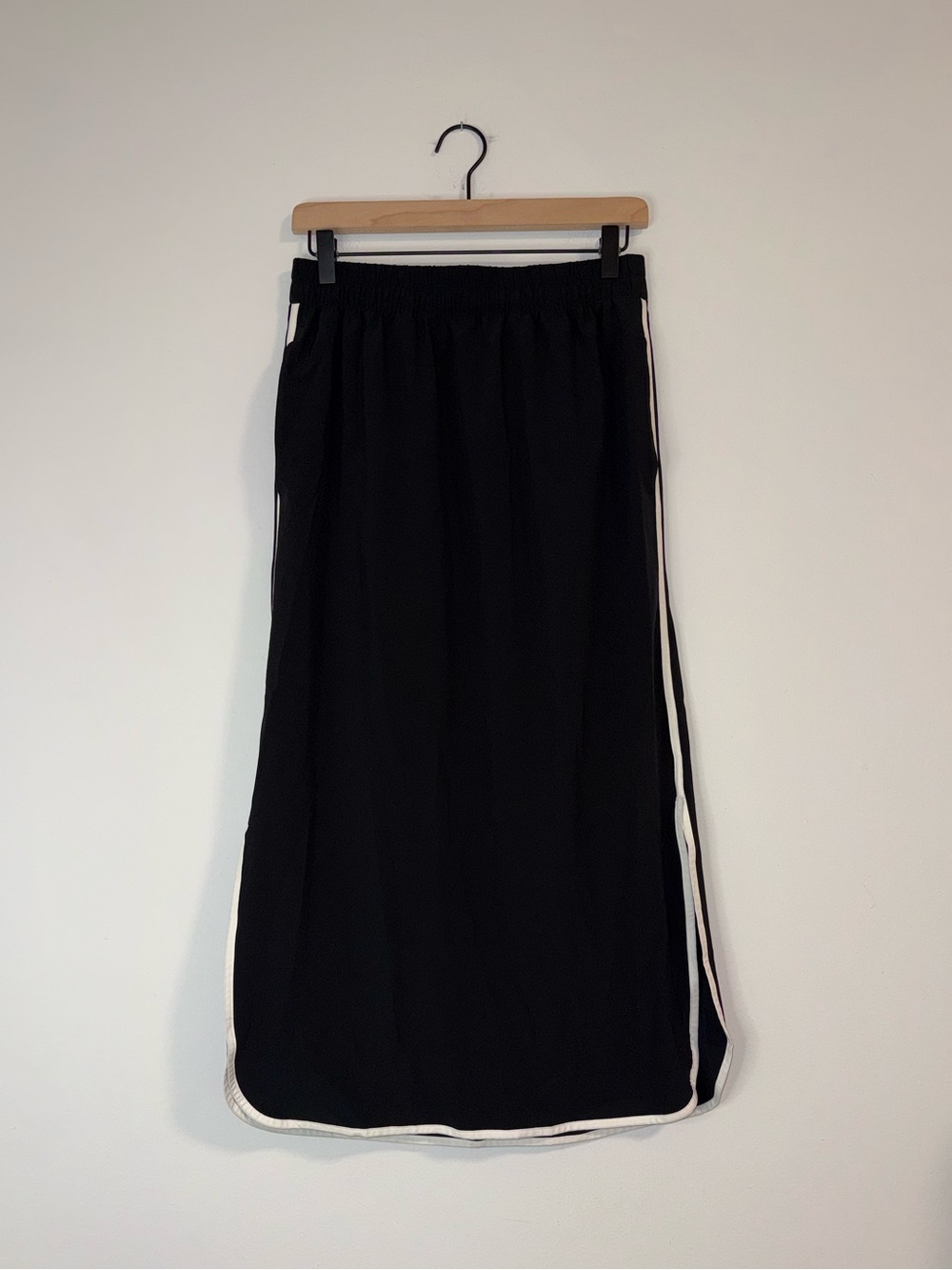 Athleta Journey Maxi Skirt Black & White Size S